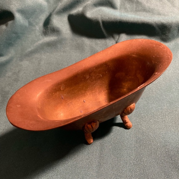 Vintage Eclectic Brass India Bathtub Figure - Decor - Picture 3 of 11